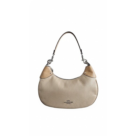 Coach Handbags - New Coach CH508 Mara Hobo Pebble Leather Shoulder bag Sandy Beige Multi
